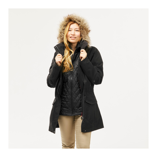 Bild von 3-in-1-Jacke Damen bis -10 °C wasserdicht - Travel 700 schwarz