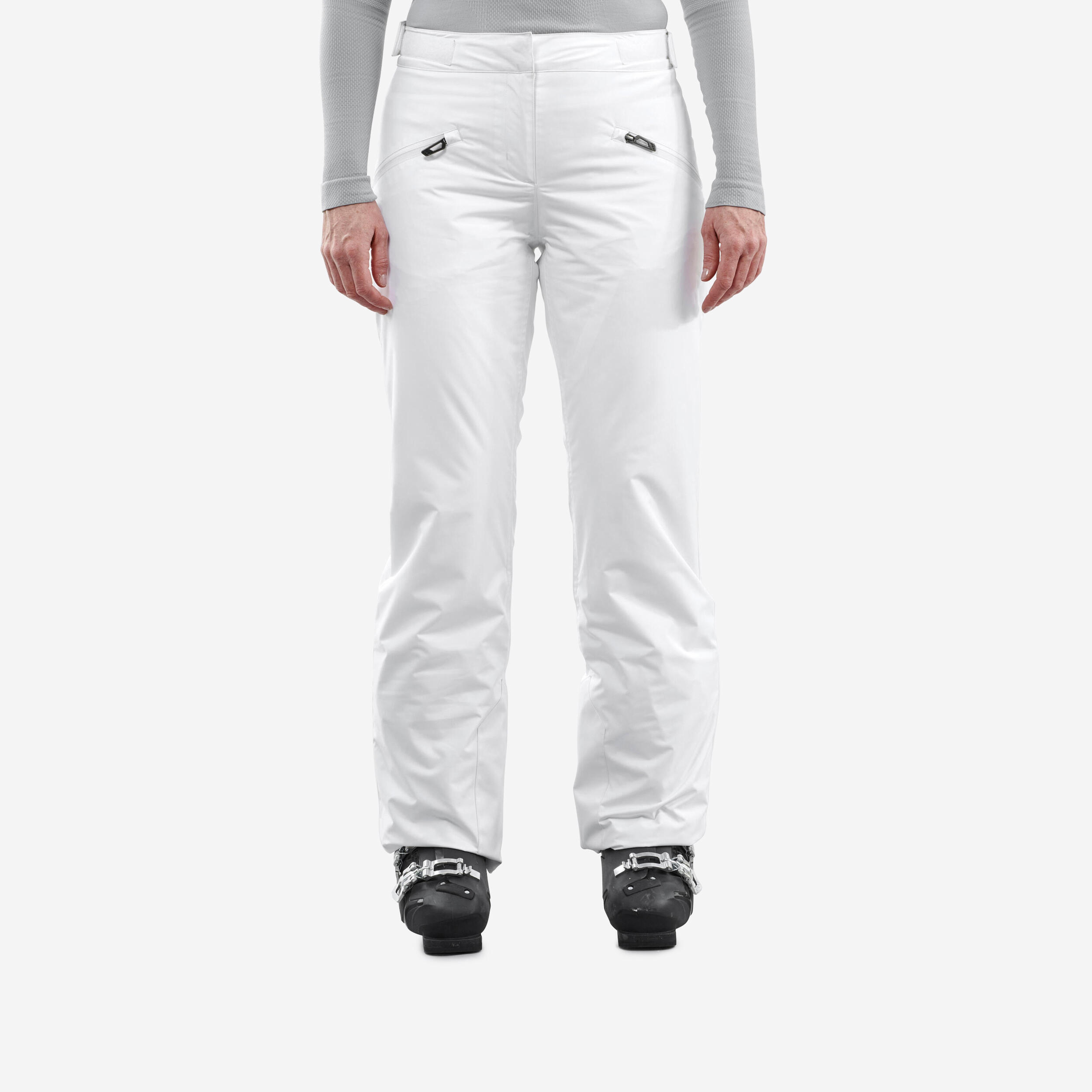 Bild von Skihose Damen Piste warm - 180 weiss