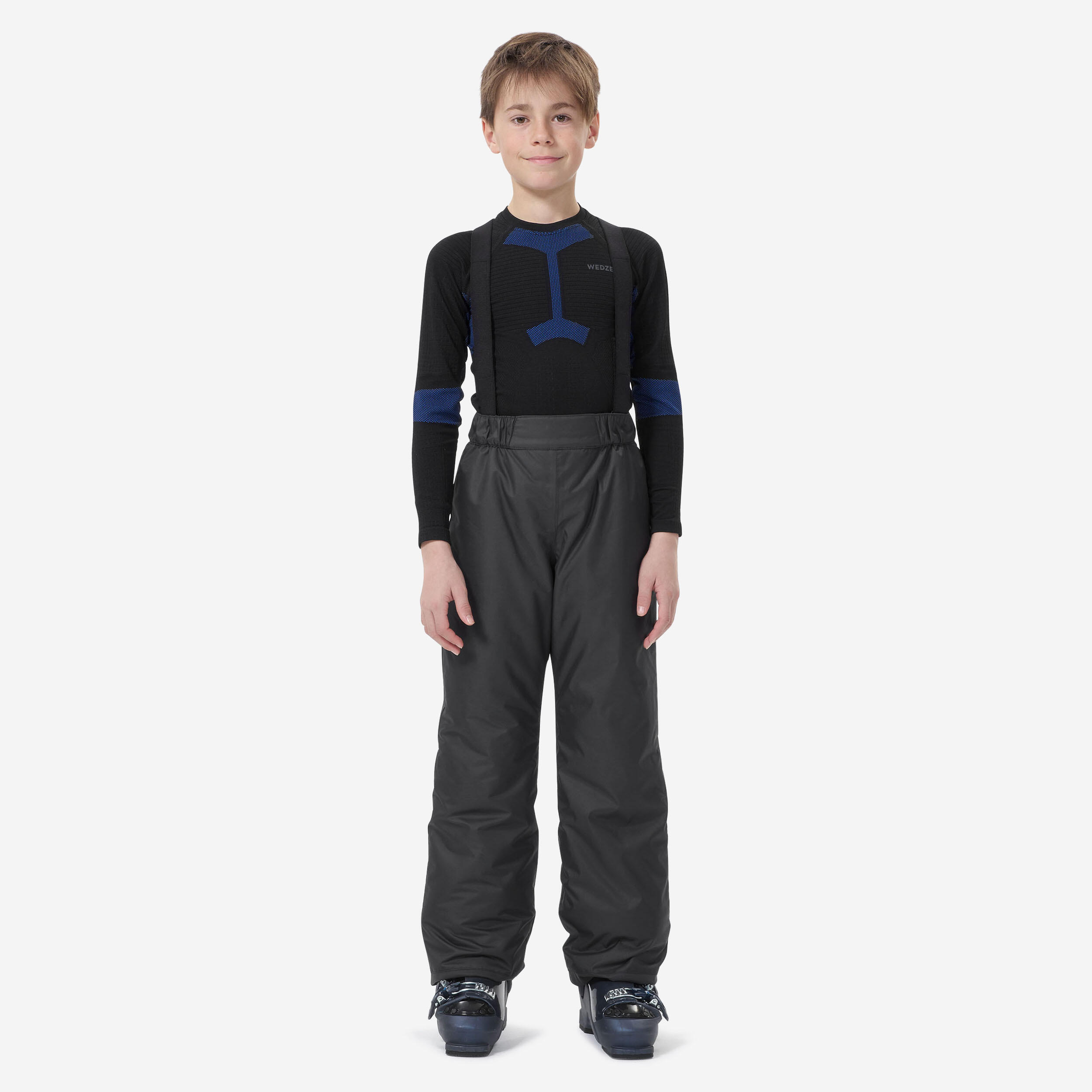 Bild von Skihose warm wasserdicht - 100 Kinder dunkelgrau