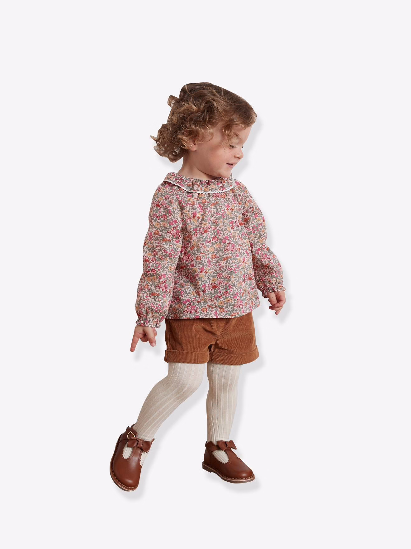 Bild von Mädchen Bluse mit Liberty-Print CYRILLUS