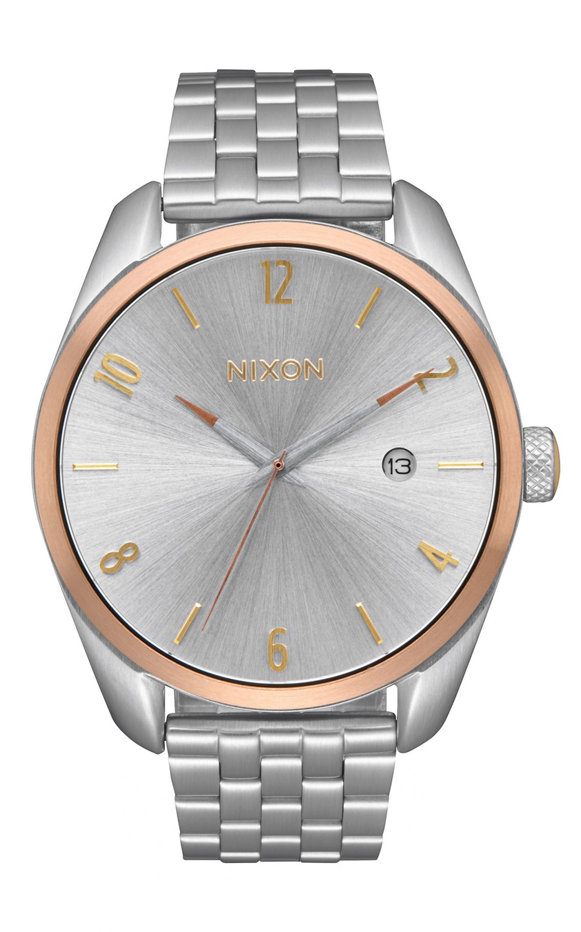 Bild von Nixon, Armbanduhr, Bullet, Silber, (Analoguhr, 38 mm)