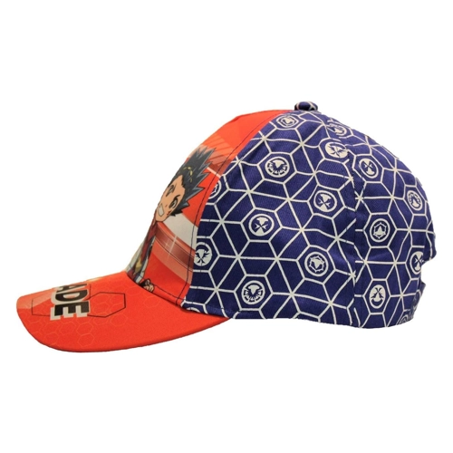 Bild von Beyblade Baseball Cap Beyblade Burst Baseball Cap für Kinder Rot 54, Beyblade Burst Cap, Kappy Cappy Schirmmütze für Kinder, Mädchen und Jungen, mit Klettverschluss Verstellbar Rot/Blau (54, Rot)