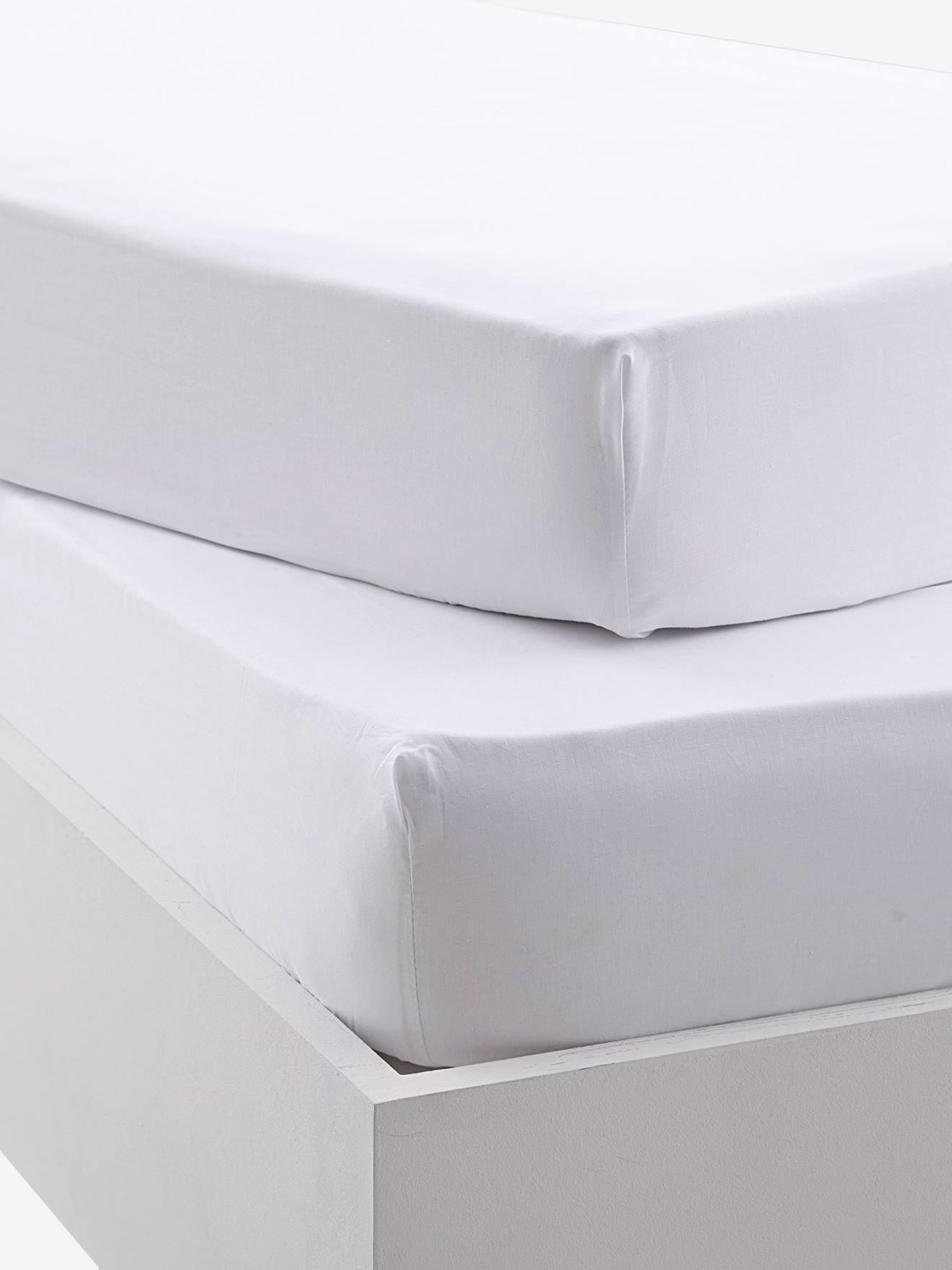 Bild von Bio-Kollektion: 2er-Pack Baby Spannbettlaken