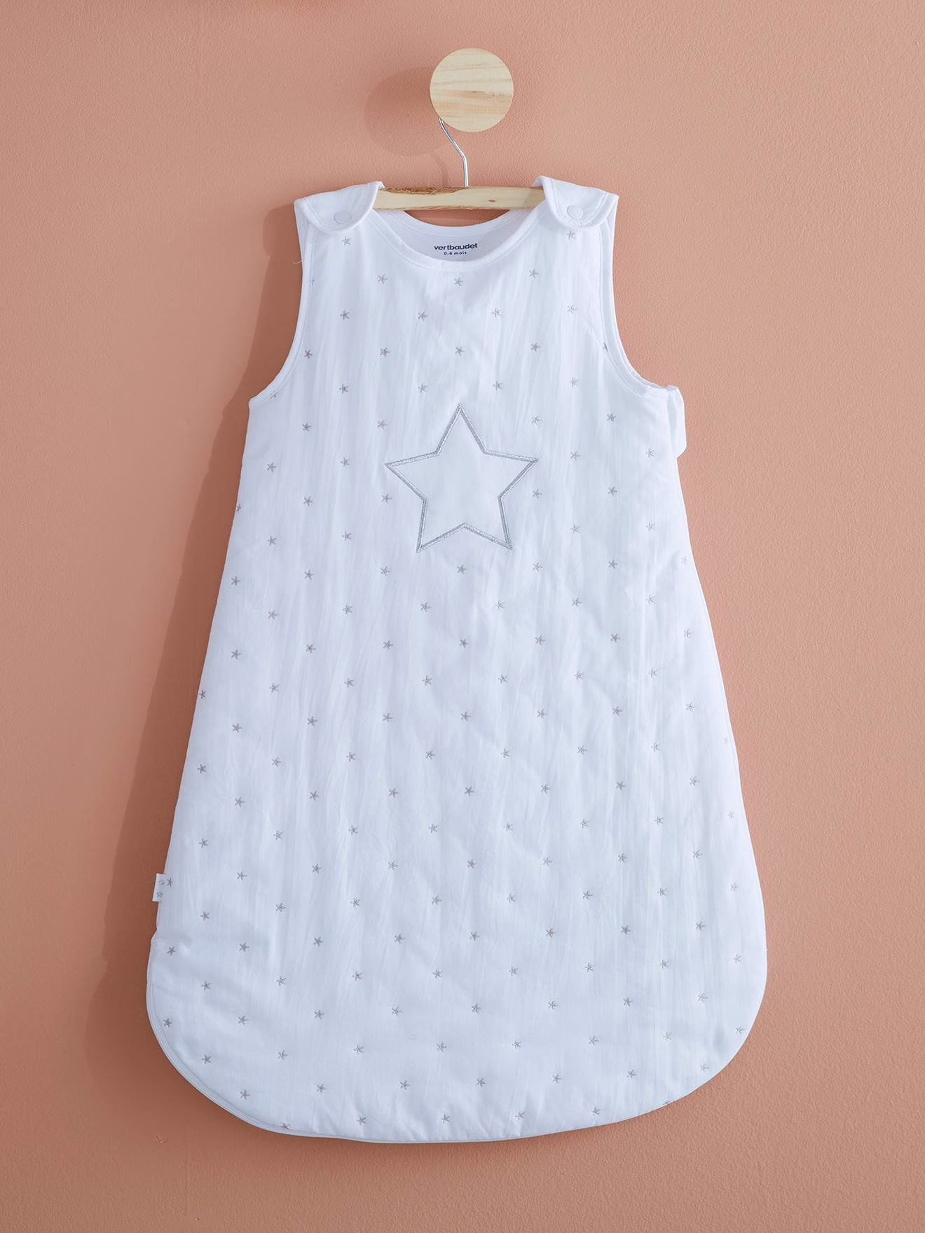 Bild von Ärmelloser Baby Schlafsack STERNENREGEN OEKO-TEX®