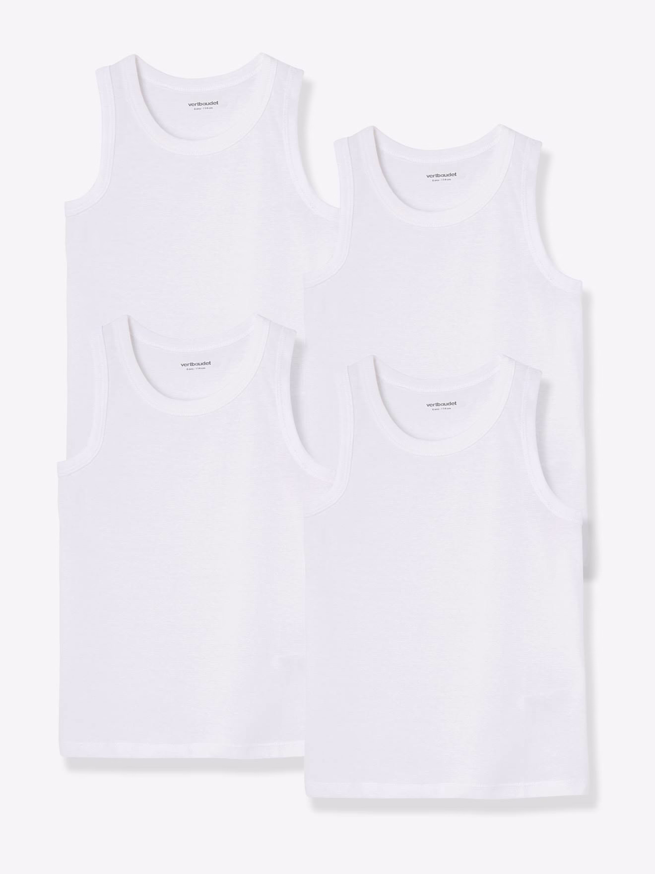 Bild von 4er-Pack Trägershirts für Kinder BASIC OEKO-TEX®