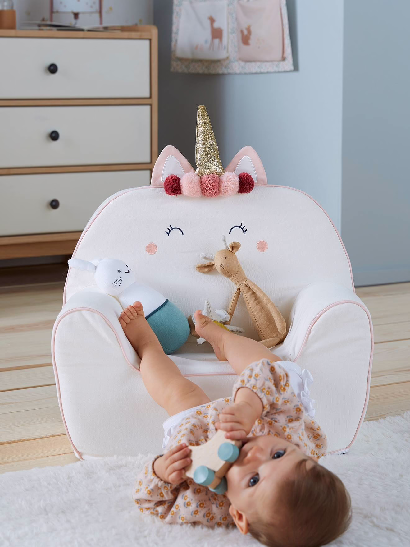 Bild von Kinderzimmer Sessel EINHORN