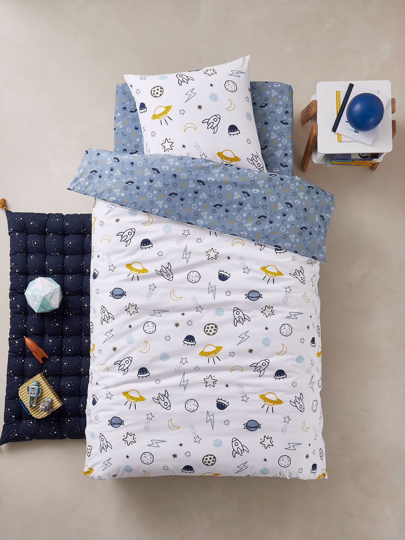 Bild von Kinder Bettwäsche-Set COSMOS OEKO-TEX®