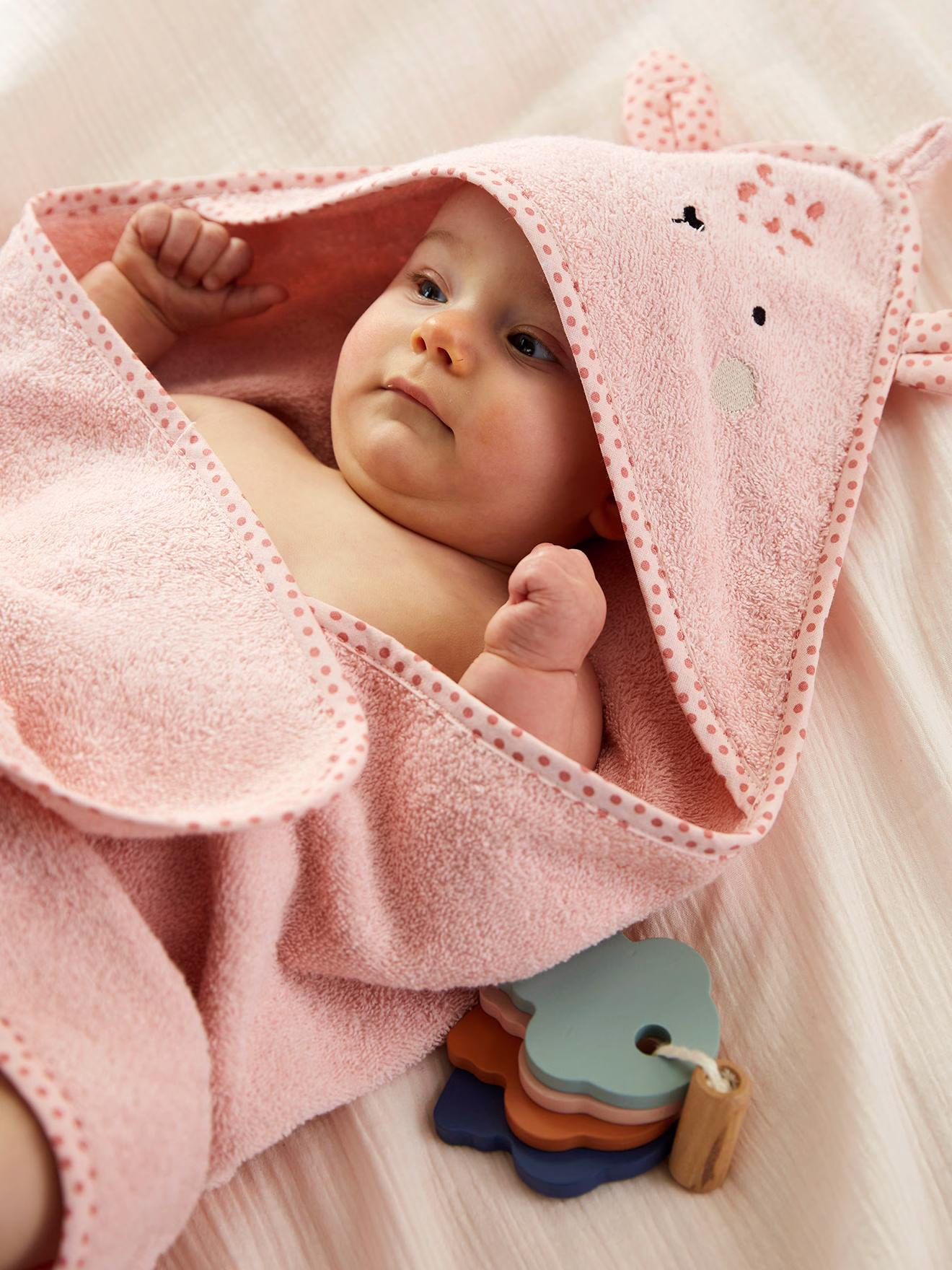 Bild von Baby Kapuzen-Badetuch