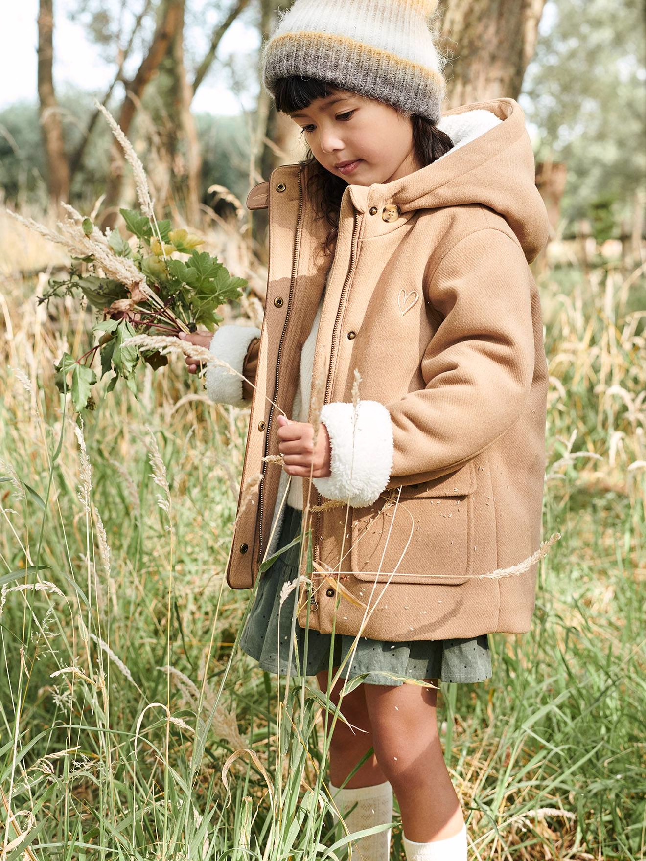 Bild von Mädchen Wintermantel mit Recycling-Polyester