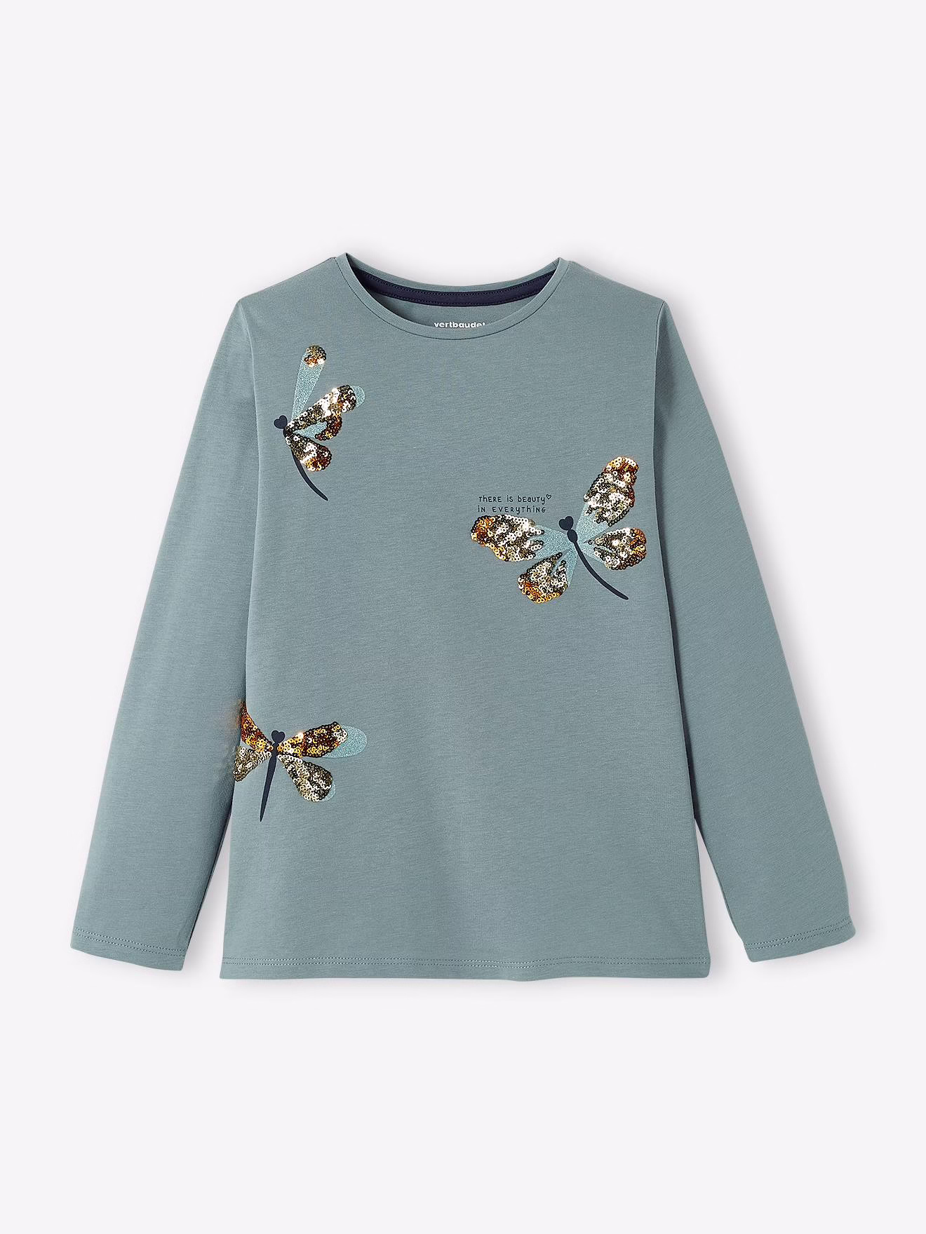 Bild von Mädchen Shirt mit Paillettenmotiv