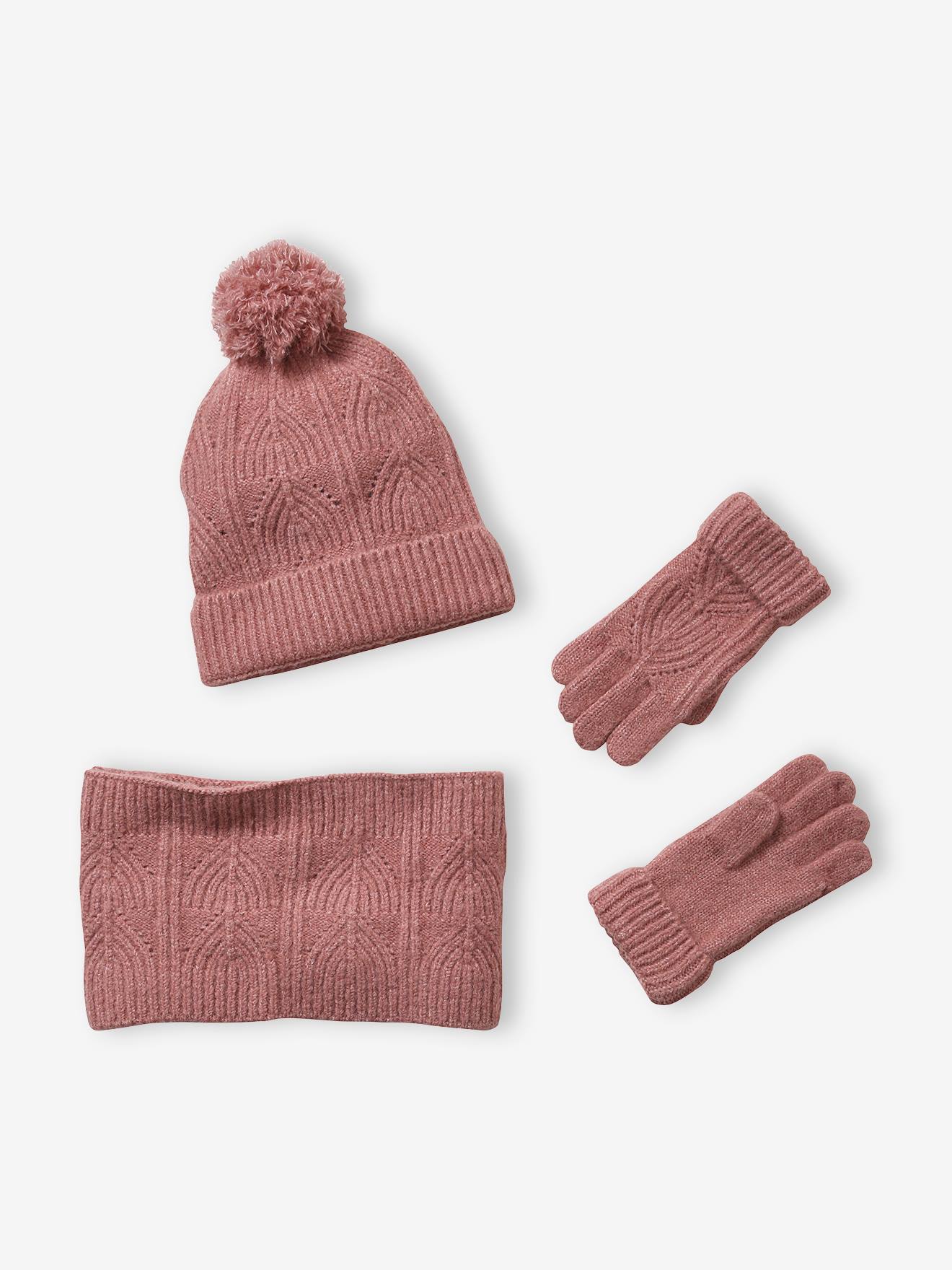 Bild von vertbaudet Beanie 1049245001 Zopfmuster