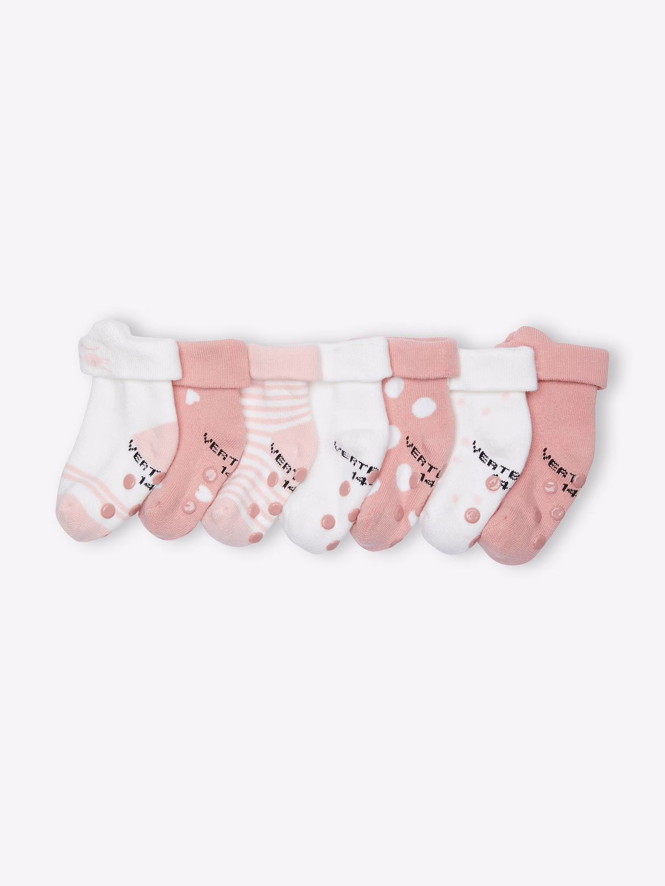 Bild von 7er-Pack Mädchen Baby Stoppersocken mit Katze OEKO-TEX®