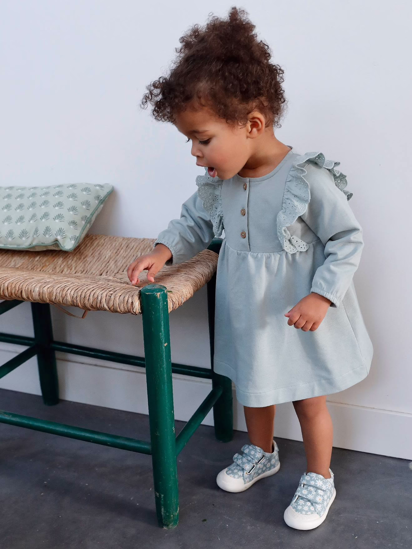 Bild von Mädchen Baby Kleid