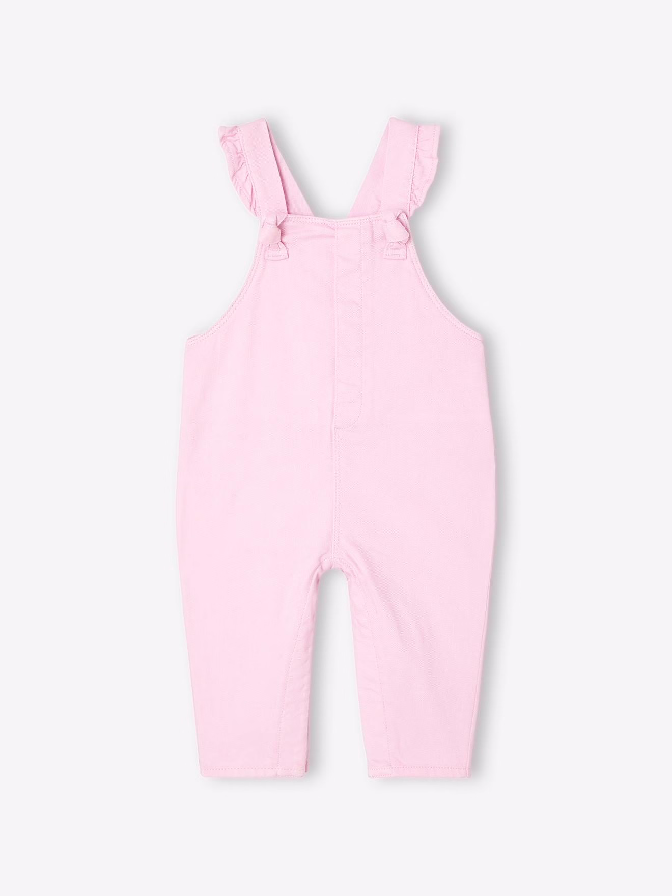 Bild von Baby Latzhose mit Volants lila