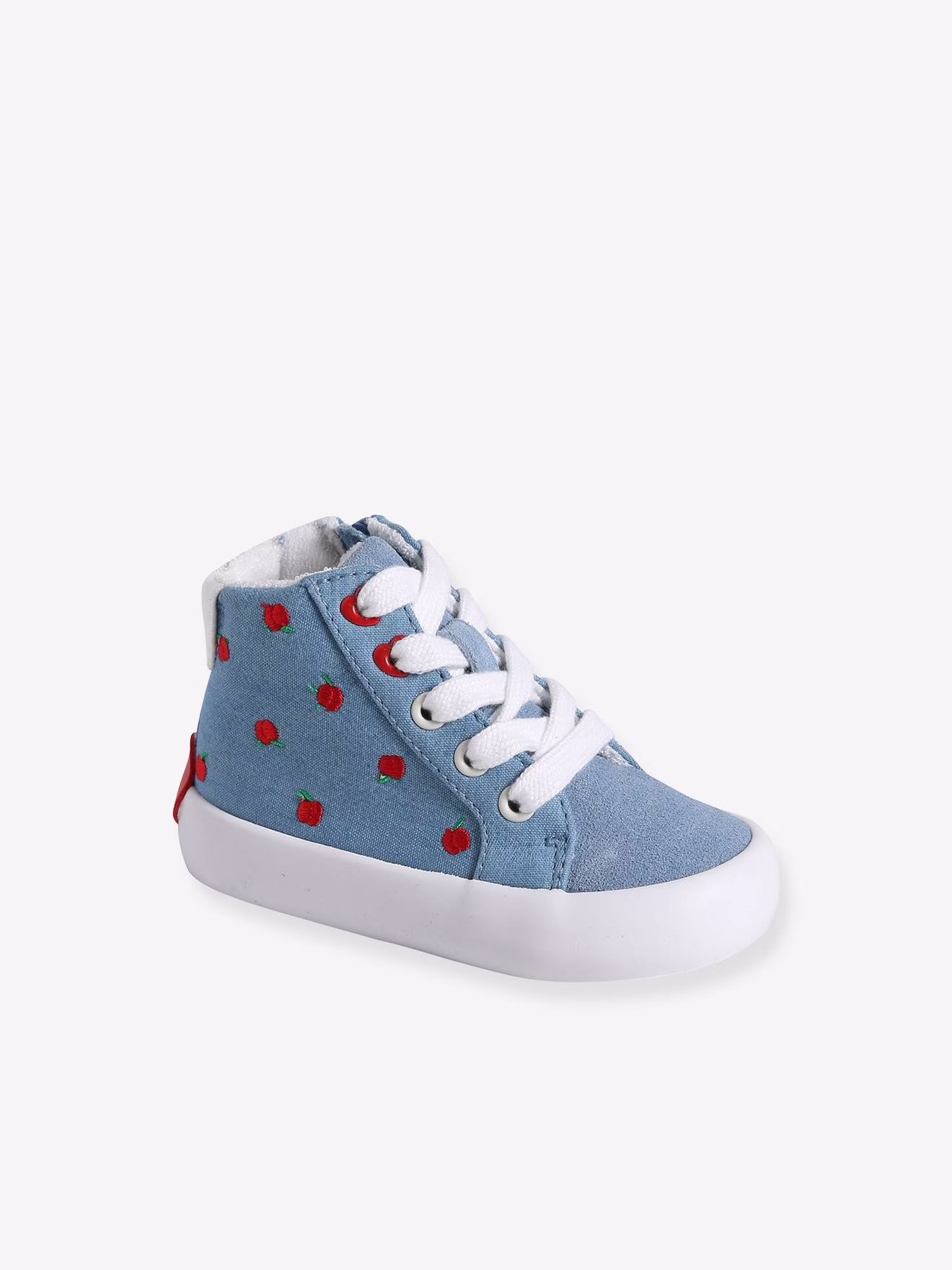 Bild von Baby High-Sneakers mit Reißverschluss  apfel