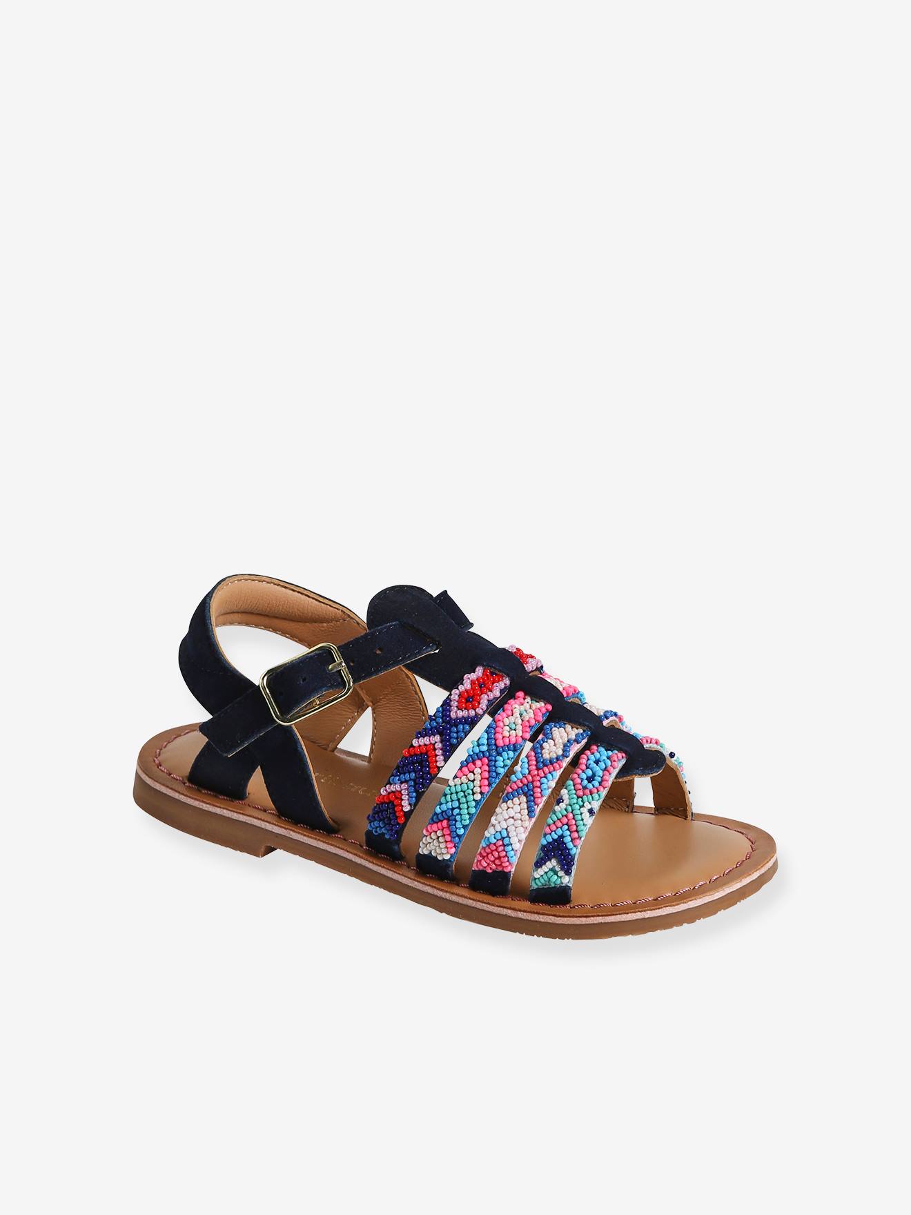 Bild von Mädchen Sandalen mit Perlen set