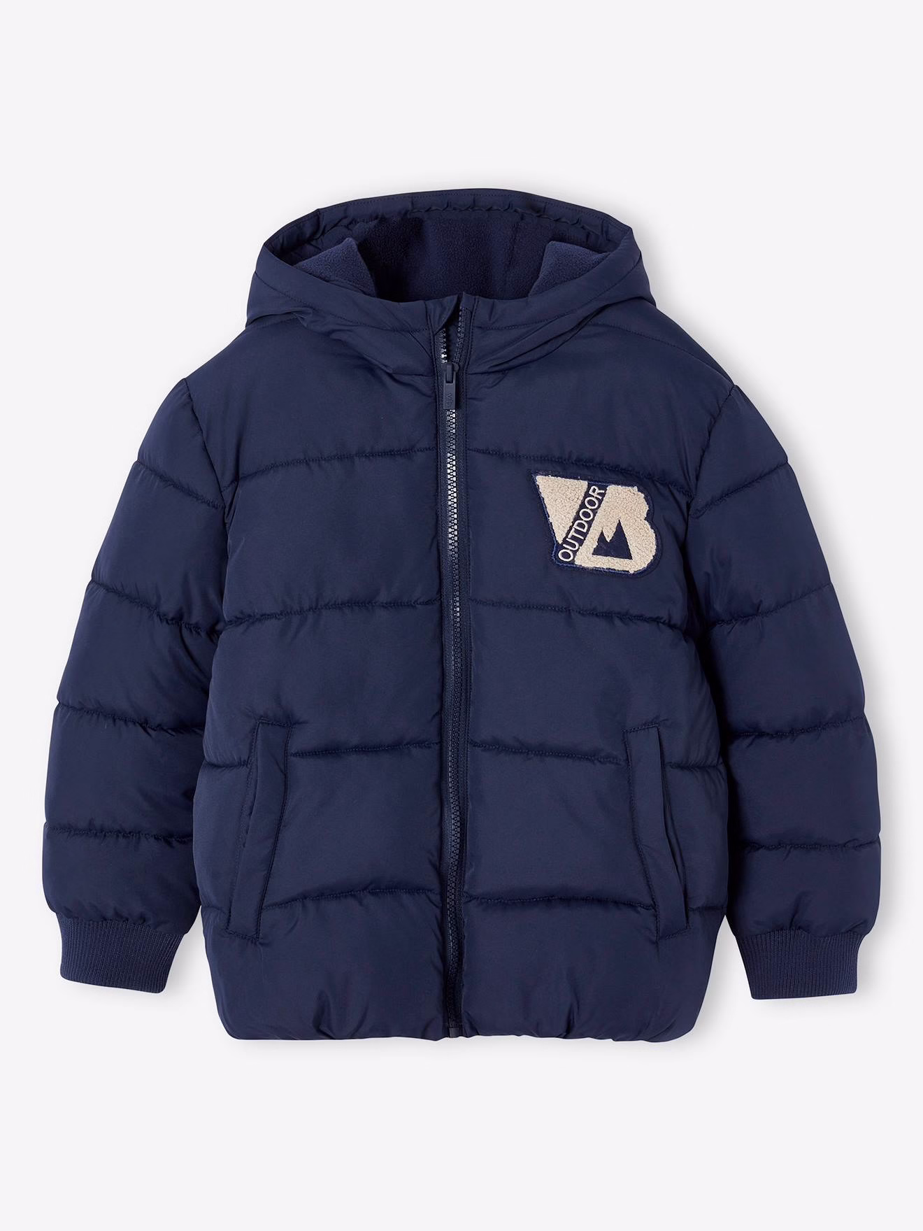 Bild von Jungen Steppjacke im College-Stil mit Recycling-Polyester