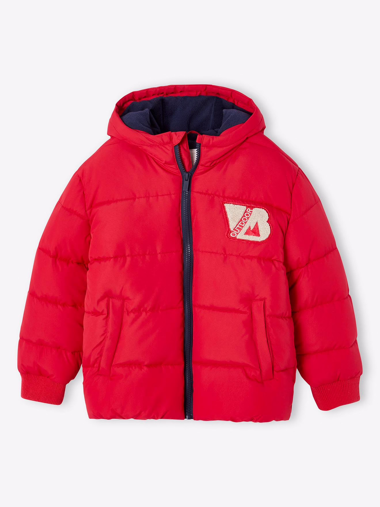 Bild von Jungen Steppjacke im College-Stil mit Recycling-Polyester