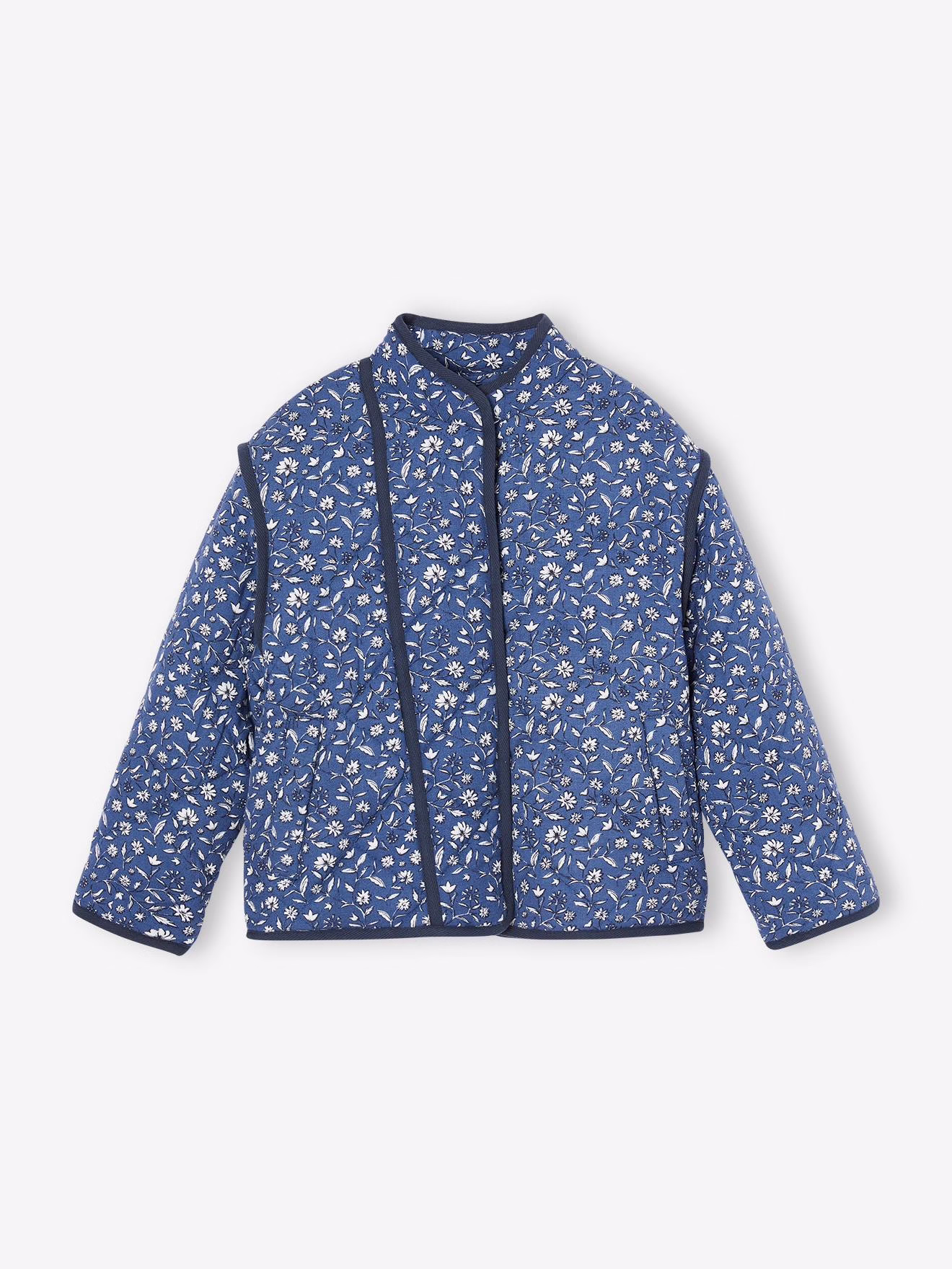 Bild von Gesteppte Mädchen Jacke mit Teddyfleece-Futter & Recycling-Polyester