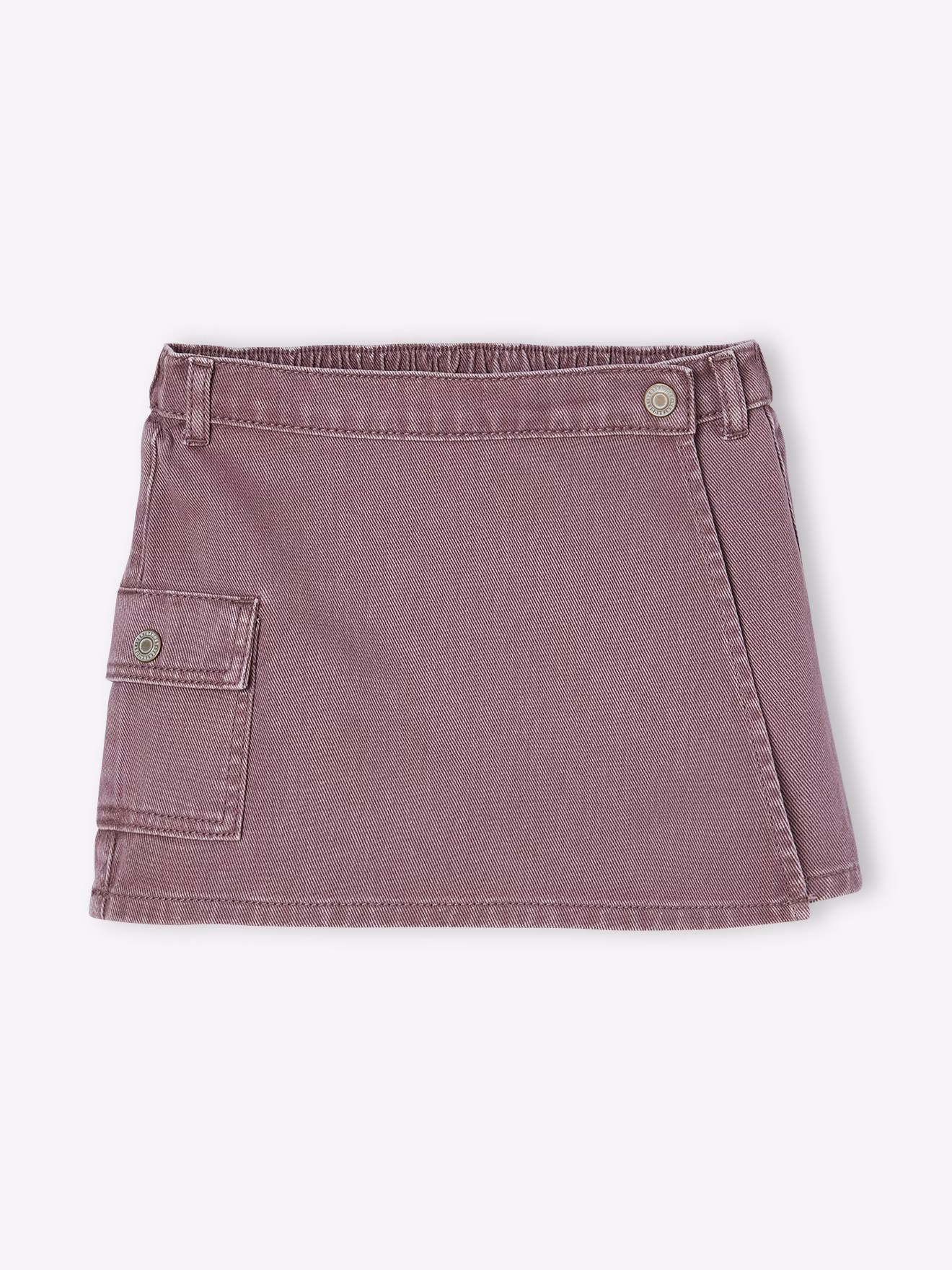 Bild von Vertbaudet Mädchen Cargo-Skort Malve 122