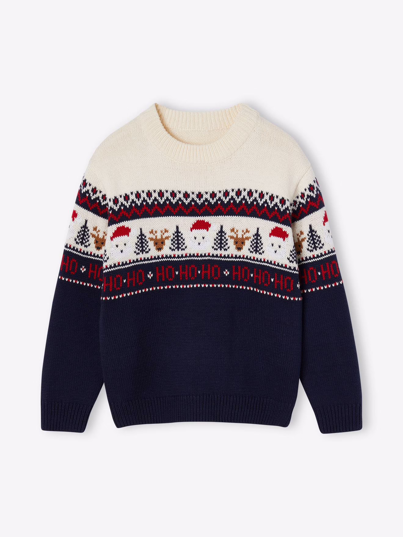 Bild von Kinder Weihnachtspullover mit Jacquardmuster Capsule FAMILY OEKO-TEX®