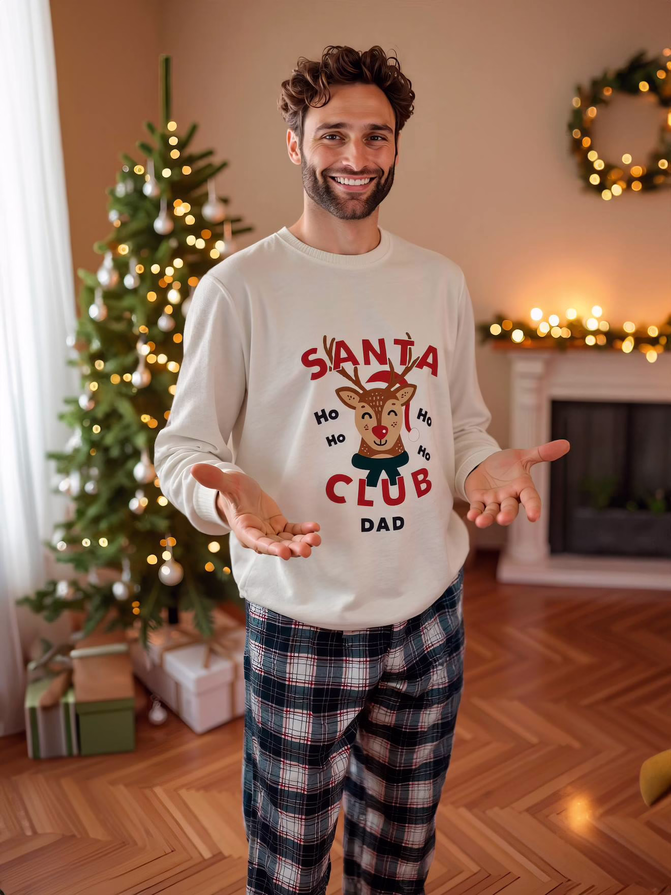 Bild von Herren Schlafanzug SANTA CLUB