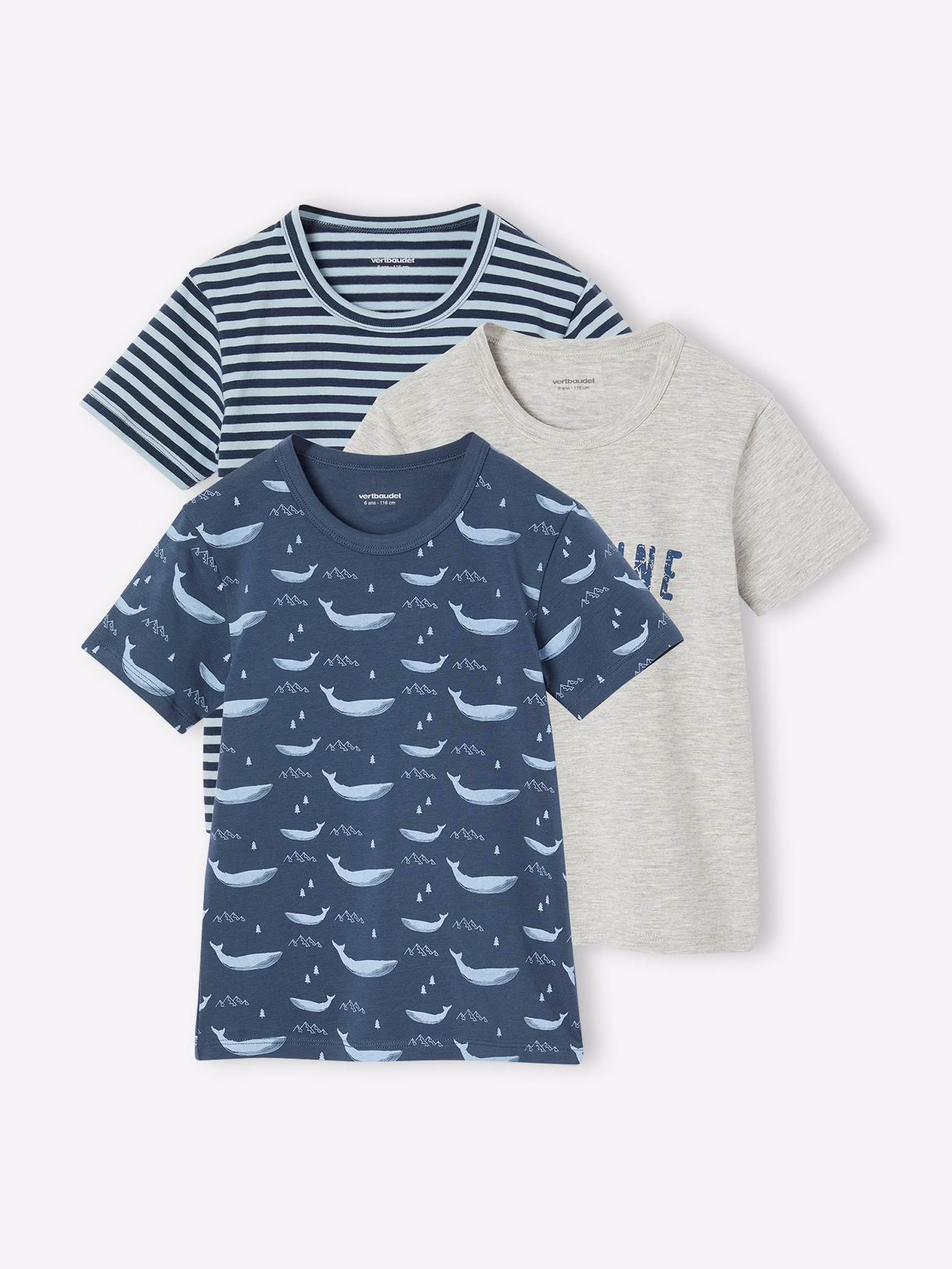 Bild von 3er-Pack Jungen T-Shirts mit Walmotiv OEKO-TEX®