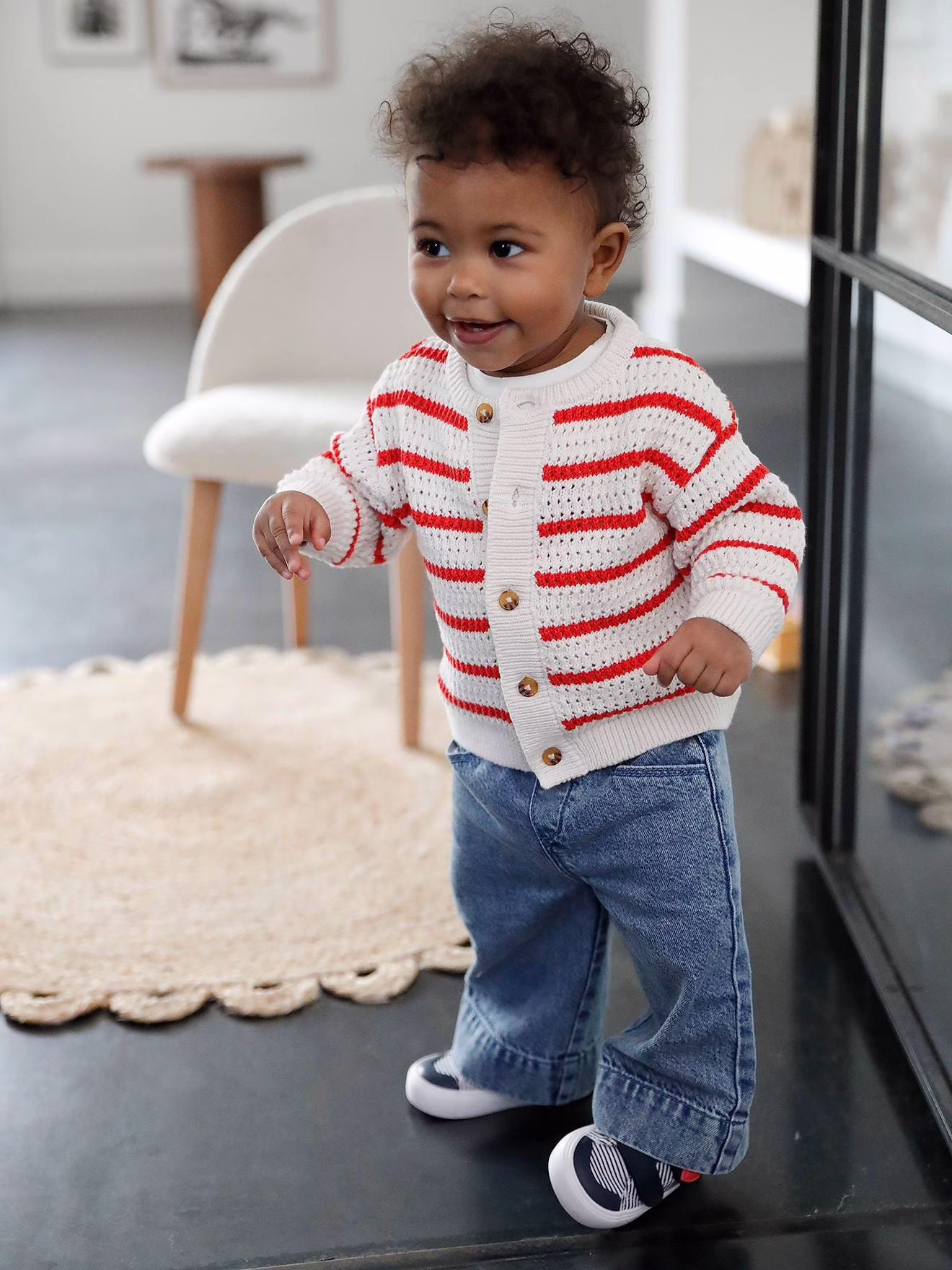 Bild von Weite Baby Hose mit Bindegürtel