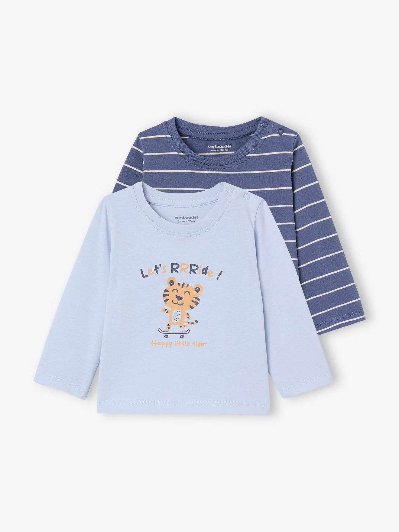 Bild von 2er-Pack Baby Shirts BASIC