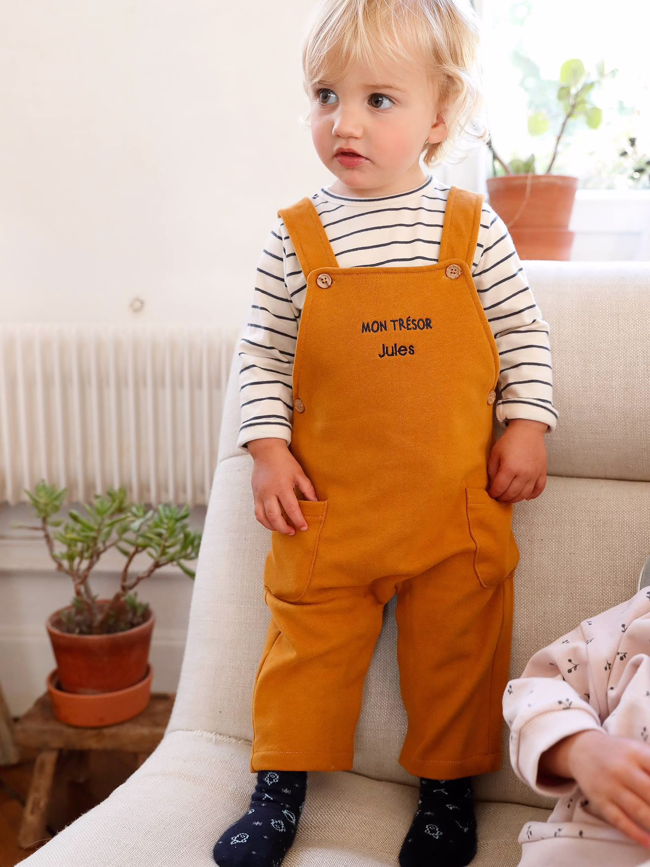 Bild von Baby Set MON TRÉSOR: Shirt & Latzhose