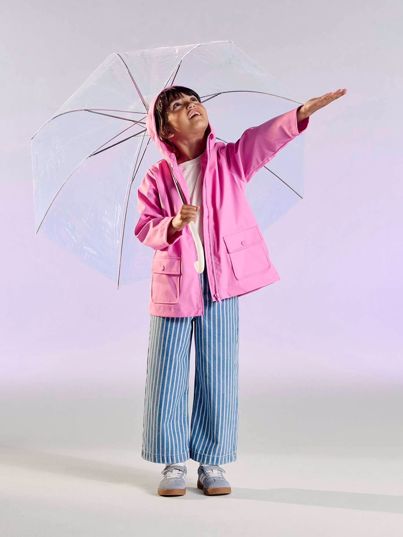 Bild von Mädchen Regenjacke mit Kapuze
