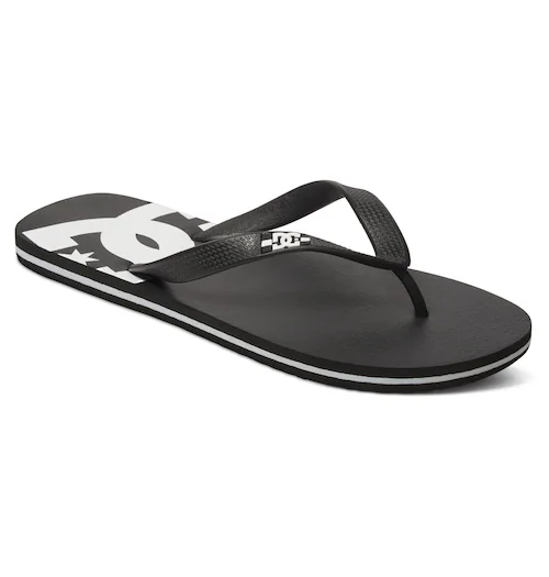 Bild von DC - Spray Black/Black/White - Badelatschen - Schwarz - EU 42 - Synthetic/Synthetic/Gummi