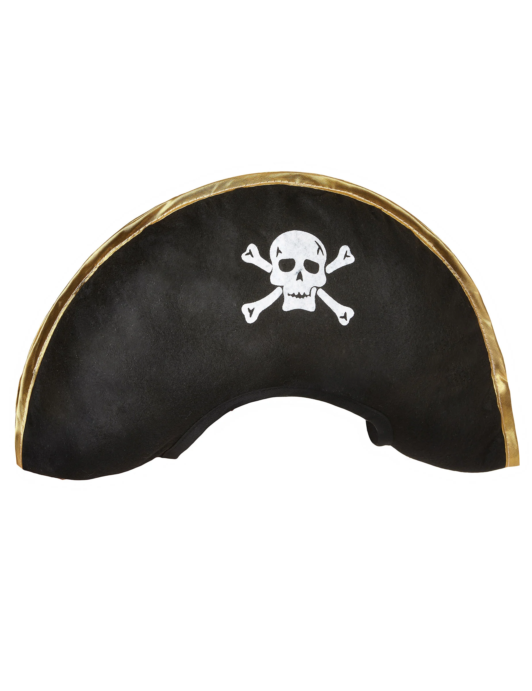 Bild von Piratenkapitänshut Seeräuber Kopfbedeckung schwarz
