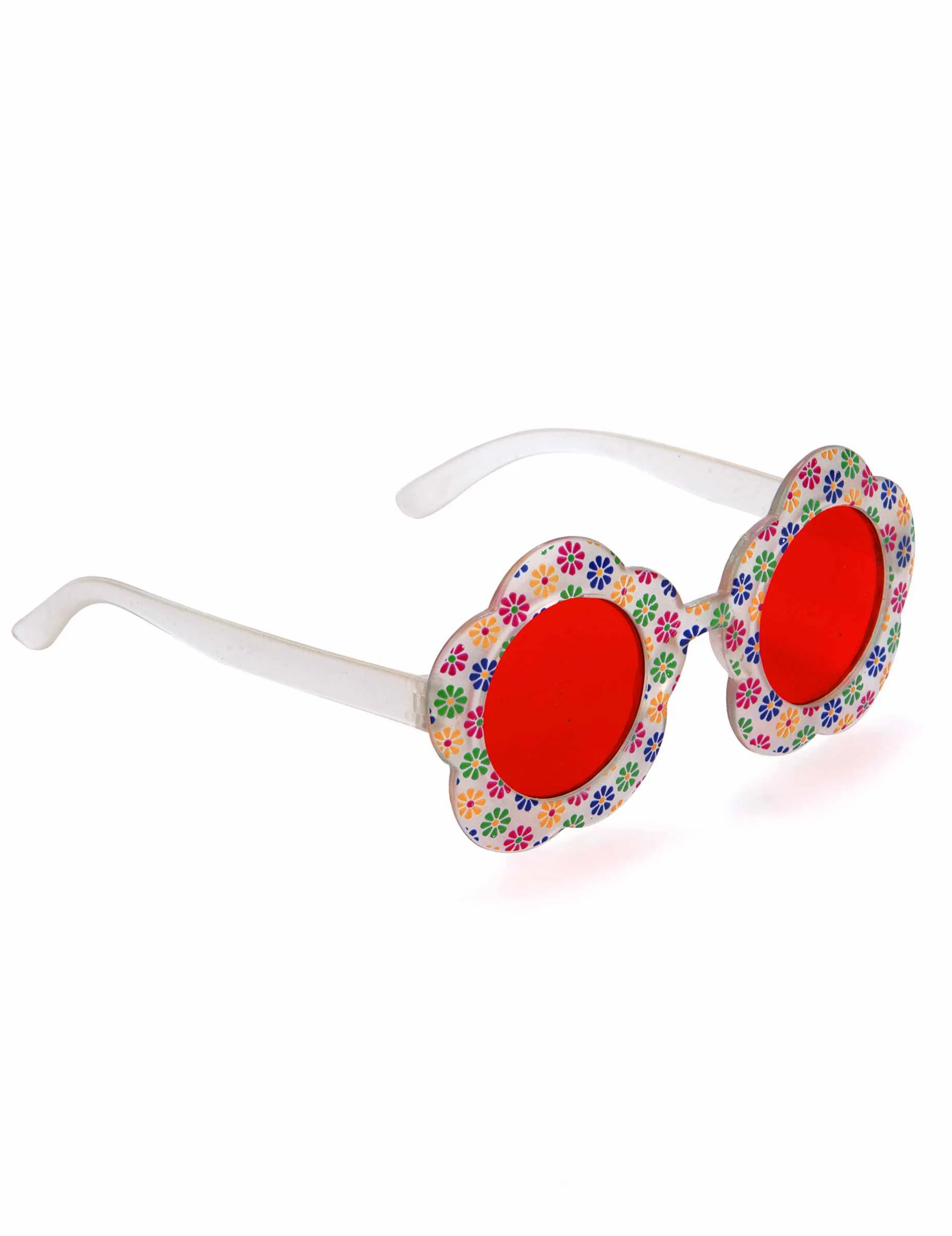 Bild von Hippie Blumen Nickel Brille rosa-bunt