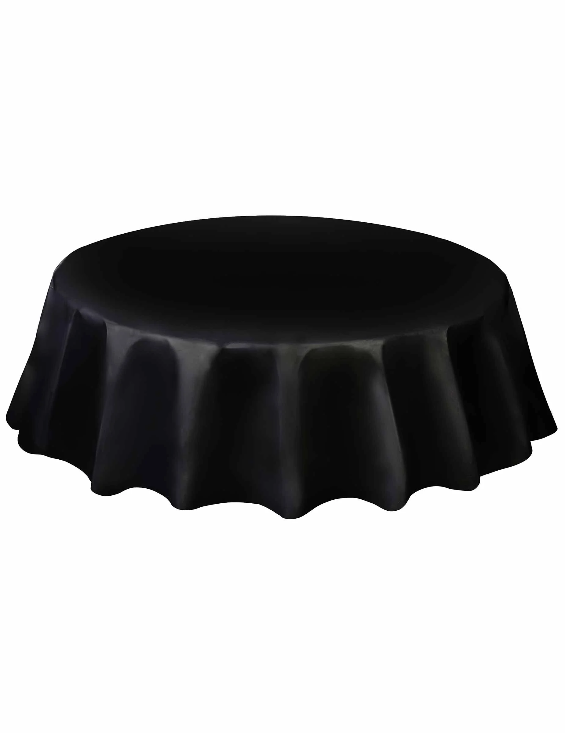 Bild von Runde Tischdecke Halloween-Dekoration schwarz 213 cm