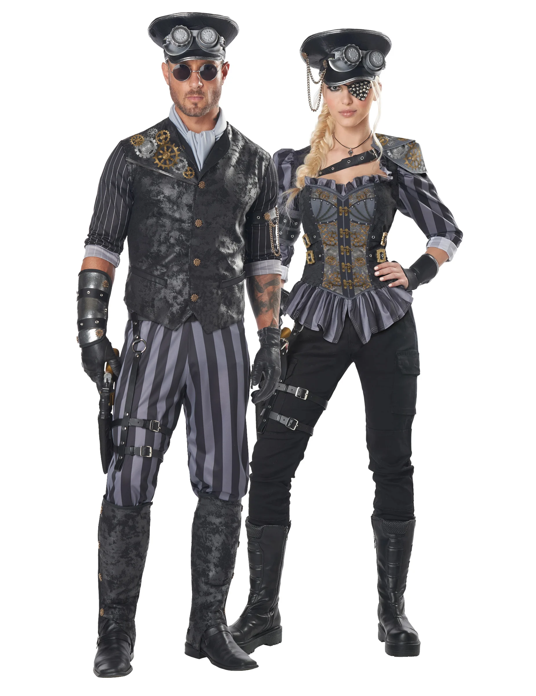 Bild von Paarkostüm Steampunker und Steampunkerin