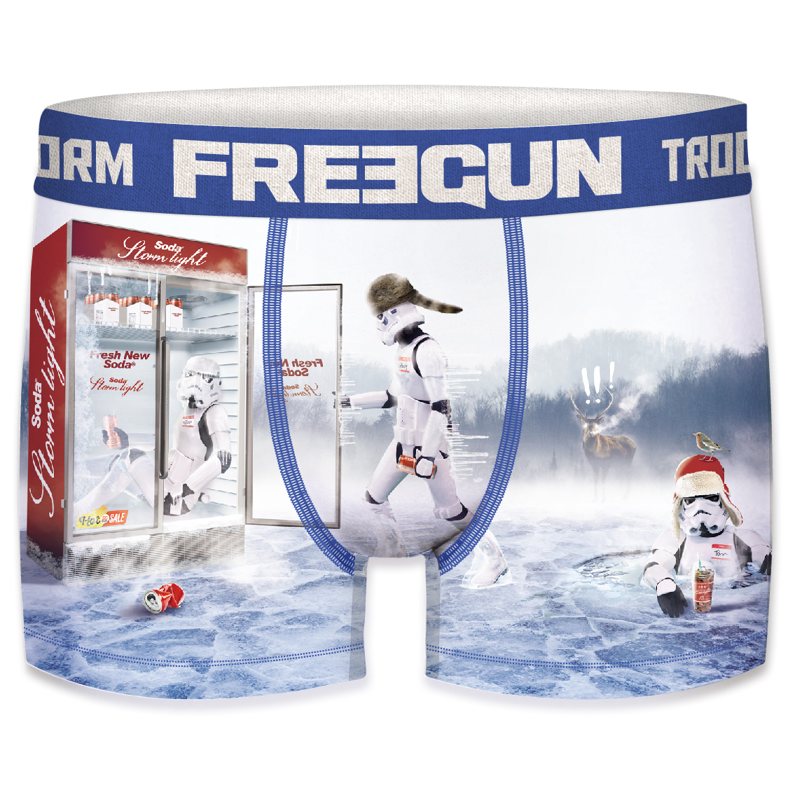 Bild von Freegun Star Wars Herren Boxershorts Funny Stormtrooper Krieg der Sterne Meme Druck 1er Pack S M L XL XXL