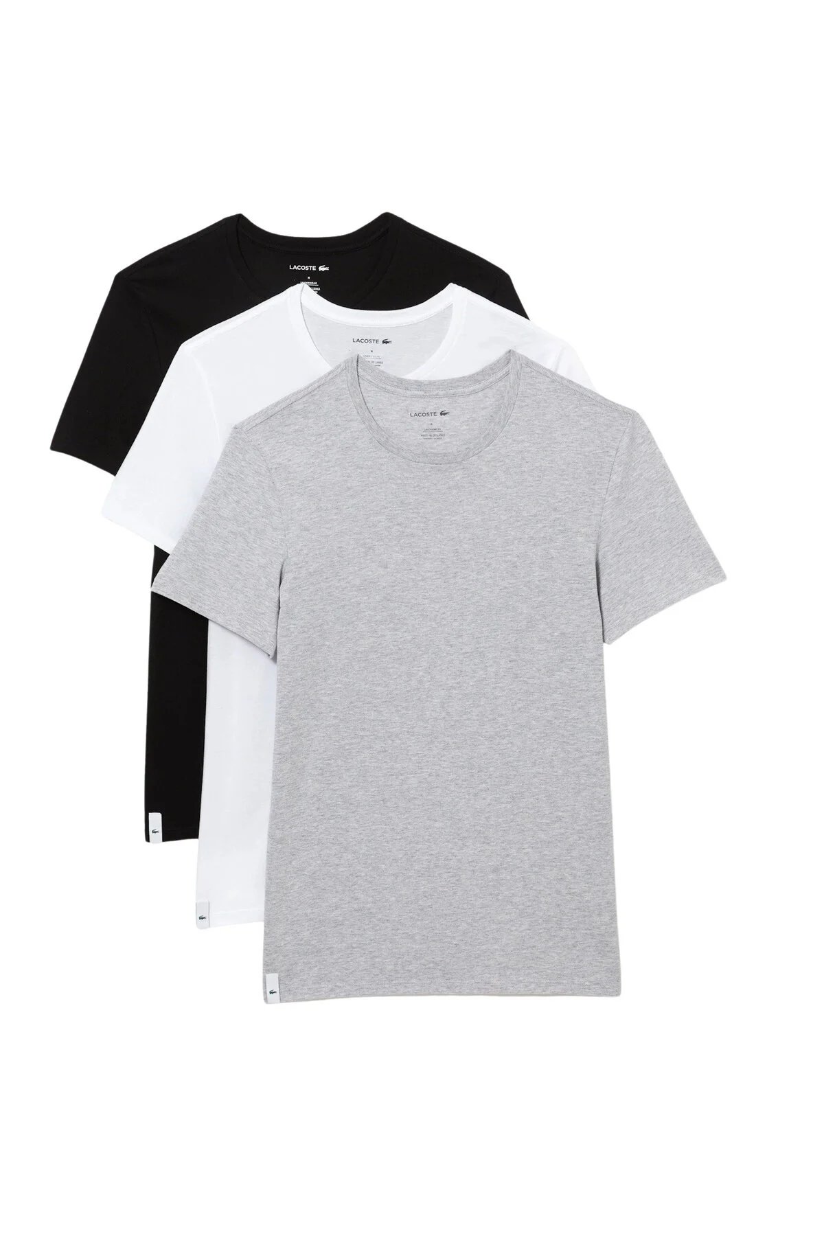Bild von Lacoste T-Shirt (3er-Pack) Atmungsaktives Baumwollmaterial für angenehmes Hautgefühl