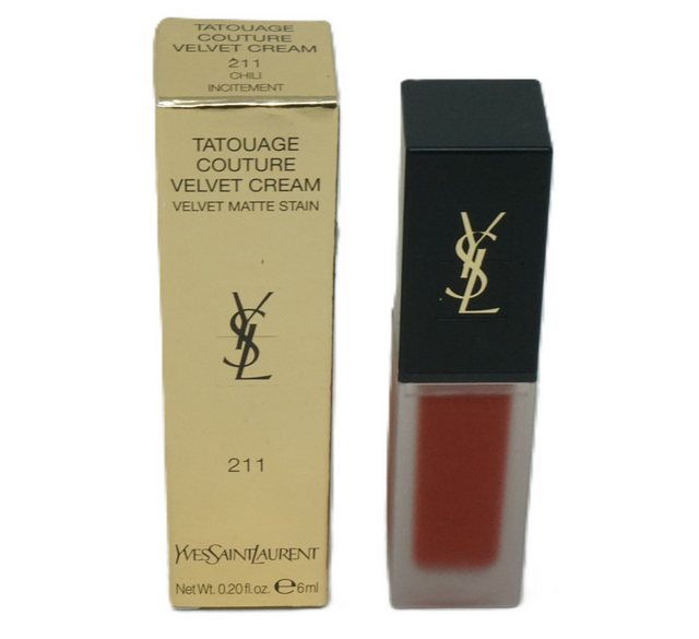 Bild von Yves Saint Laurent, Lippenstift + Lipgloss, Tatouage Couture Velvet Cream Chili Incitement 211 (Nr. 211 - Chili Incitement)