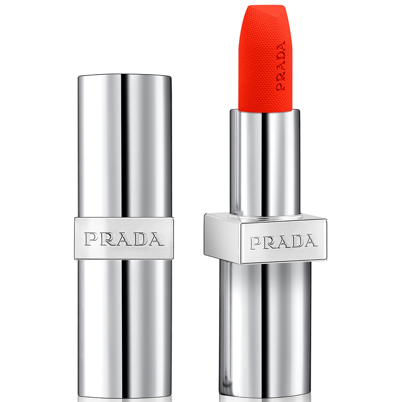 Bild von Prada Soft Matte Nude Refillable Lipstick 3.8g (Various Shades) - O177 - Flamingo