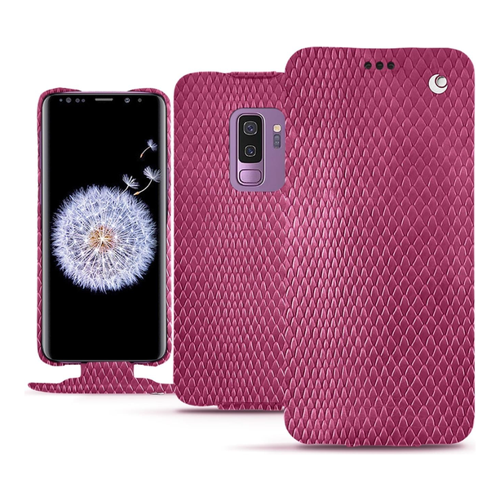 Bild von Noreve Lederschutzhülle vertikal für Galaxy S9+, rosa