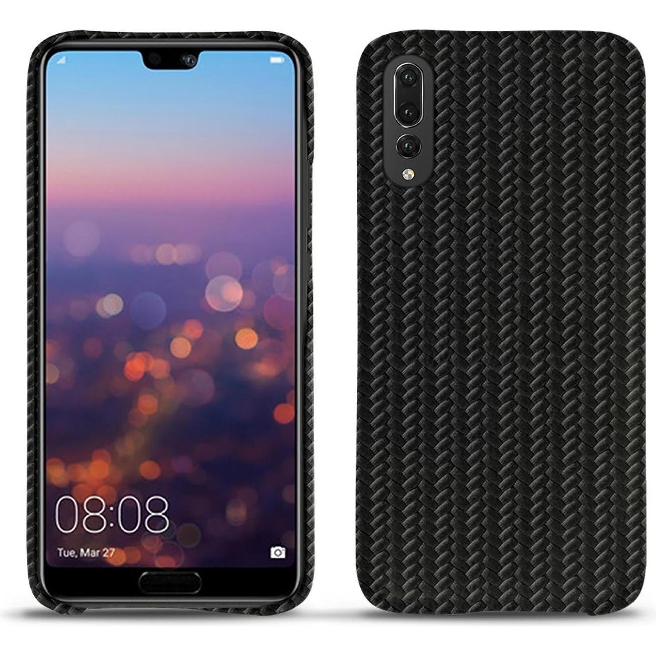Bild von Noreve Lederschutzhülle (Huawei P20 Pro), Smartphone Hülle, Schwarz
