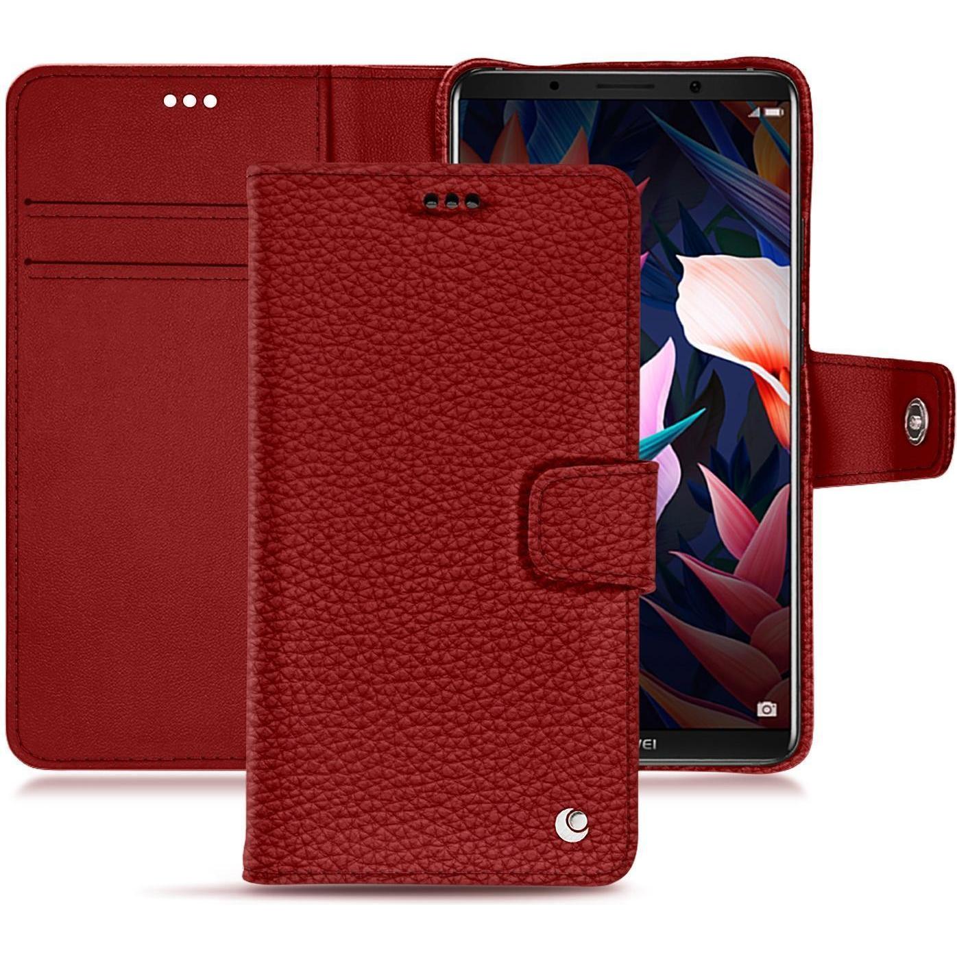 Bild von Noreve Lederschutzhülle Wallet (Huawei Mate 10 Pro), Smartphone Hülle, Rot