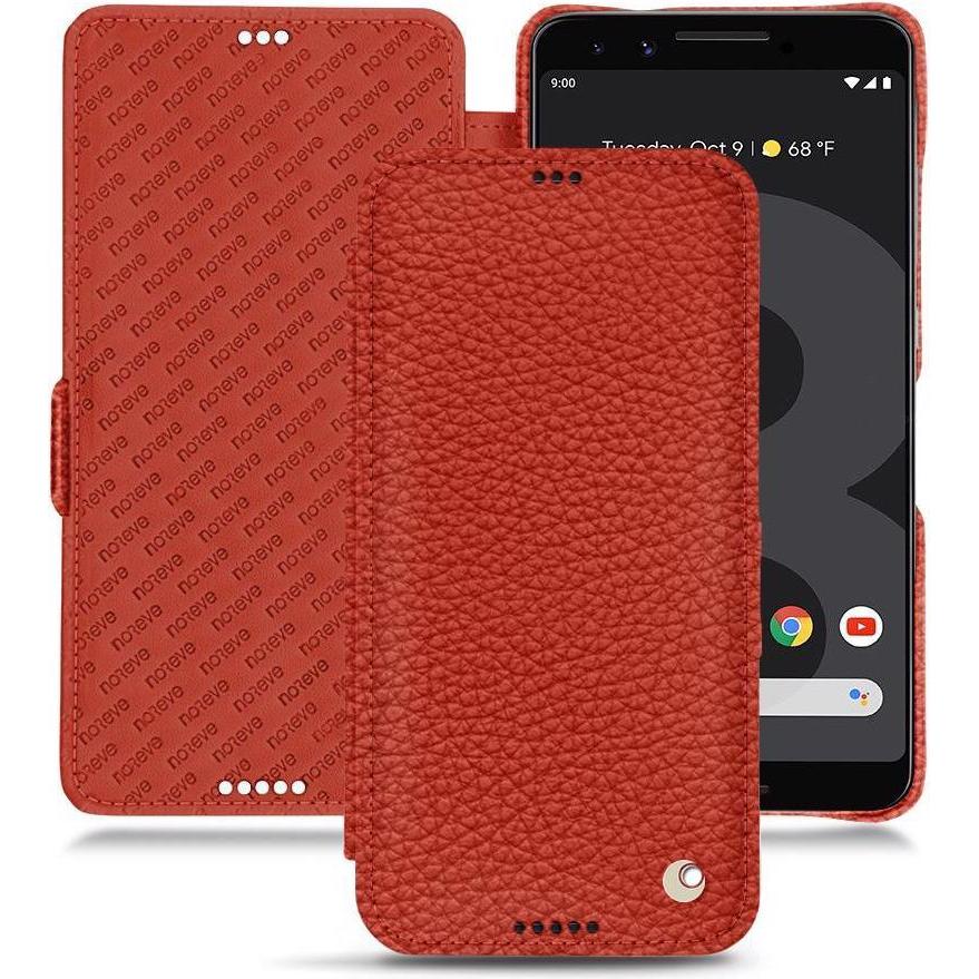 Bild von Noreve Lederschutzhülle horizontal (Google Pixel 3 XL), Smartphone Hülle, Orange