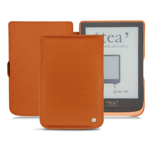 Bild von Noreve Lederschutzhülle für das Touch HD Plus – Elegante Tablet Hülle in Orange