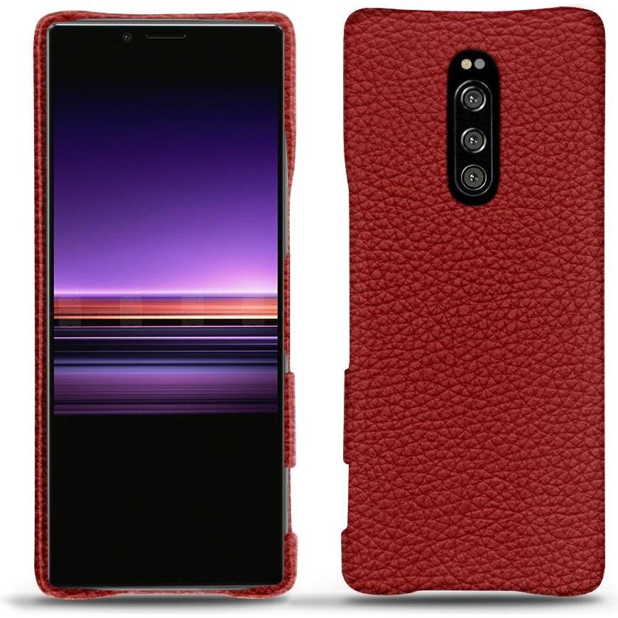 Bild von Noreve Lederschutzhülle (Sony Xperia 1), Smartphone Hülle, Rot