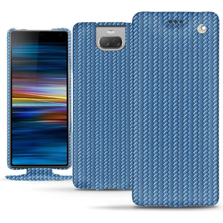 Bild von Noreve Lederschutzhülle vertikal (Sony Xperia 10 Plus), Smartphone Hülle, Blau