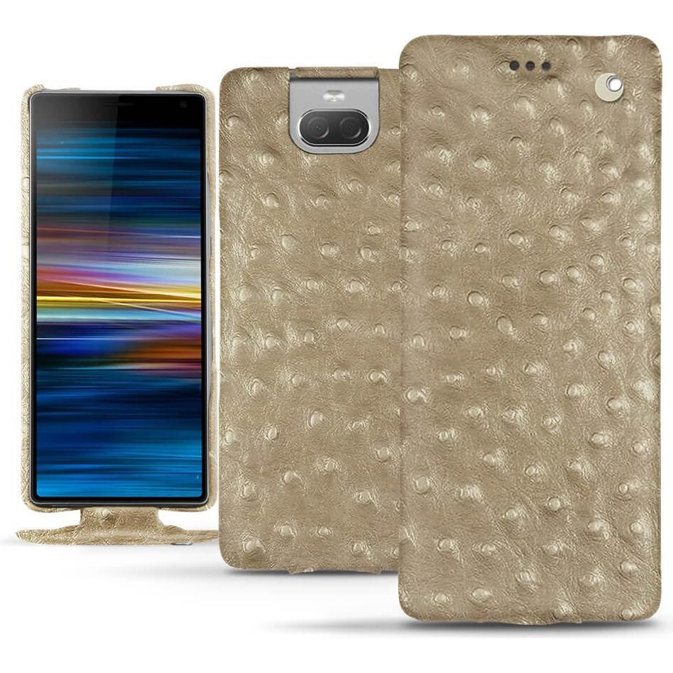 Bild von Noreve Lederschutzhülle vertikal (Sony Xperia 10 Plus), Smartphone Hülle, Beige