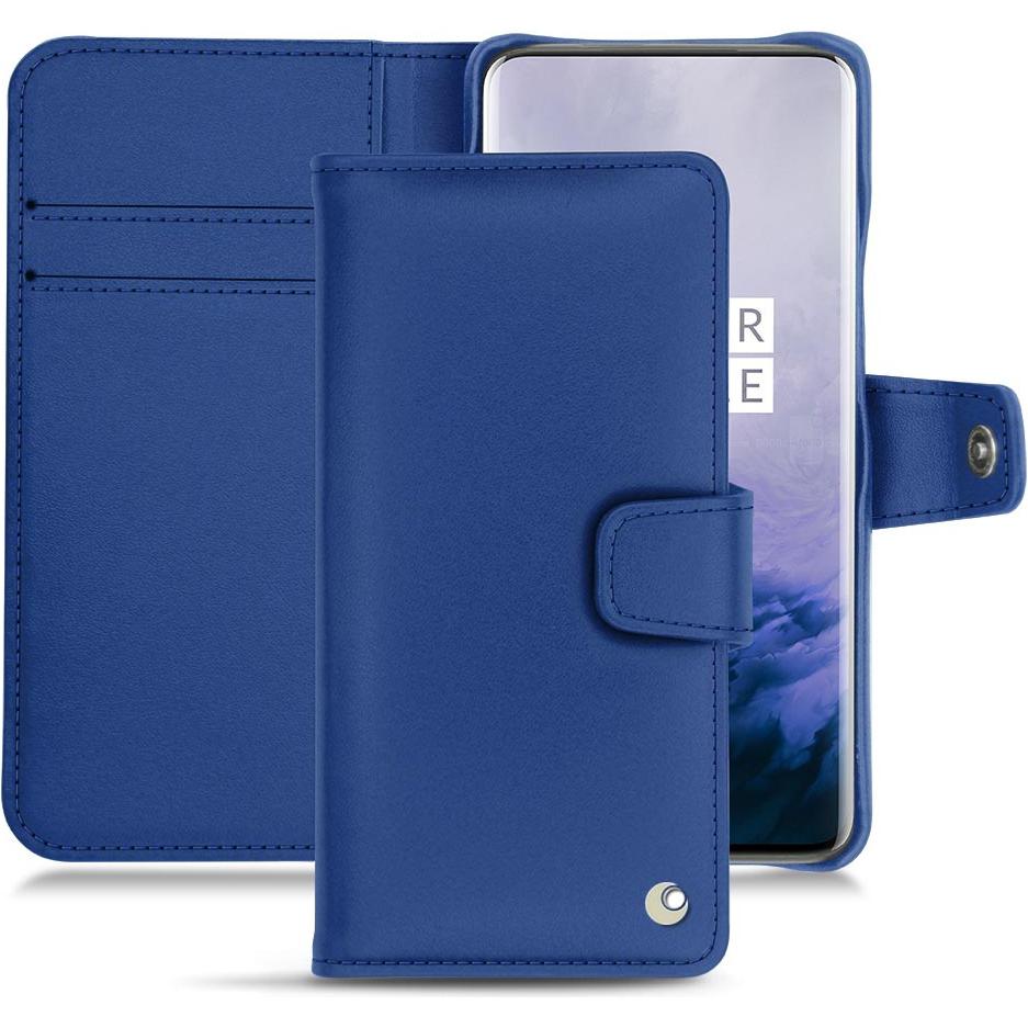 Bild von Noreve Lederschutzhülle Wallet (OnePlus 7 Pro), Smartphone Hülle, Blau