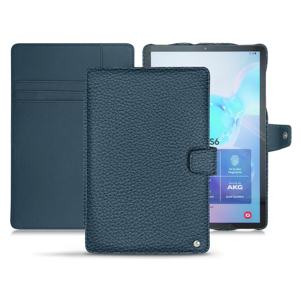 Bild von Noreve Lederschutzhülle Wallet (Galaxy Tab S6), Tablet Hülle, Blau